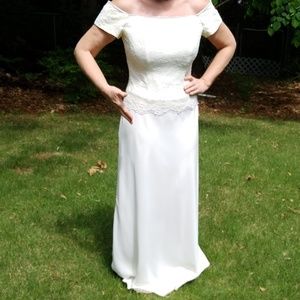 Beautiful custom beadwork formal dress